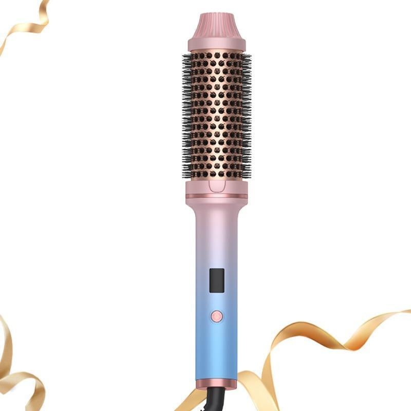 1.5 Inch Thermal Brush, Heated round Brush with LCD Display, round Brush Makes Hair Shinier & Smoother for Beach Waves, Hair Styling Tools, Halloween Christmas Gift, Fall Essentials, Ideal Winter Gift