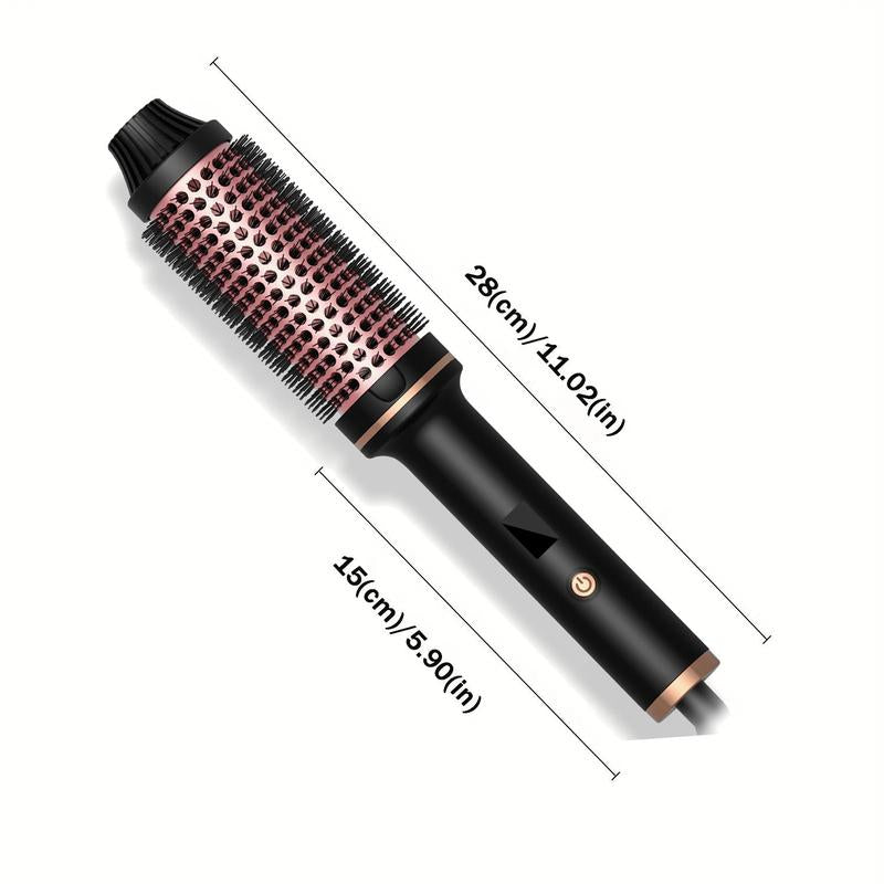 1.5 Inch Thermal Brush, Heated round Brush with LCD Display, round Brush Makes Hair Shinier & Smoother for Beach Waves, Hair Styling Tools, Halloween Christmas Gift, Fall Essentials, Ideal Winter Gift